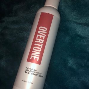 Full bottle overtone daily conditioner. Rose Gold